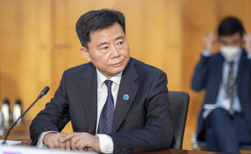 Ken Wu, Botschafter von China in Deutschland, aufgenommen im Rahmen der 2. Libyen-Konferenz in Berlin, 23.06.2021. Geme