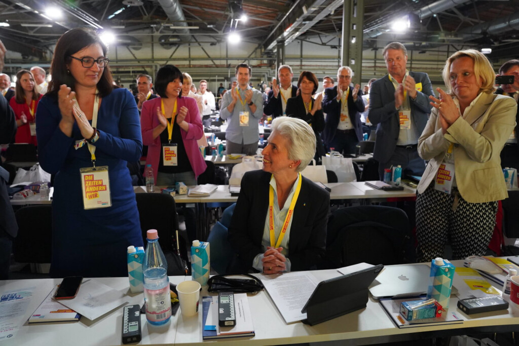 Für viele junge Frauen in der FDP ist sie ein role model. Darüber ist sie "baff erstaunt".