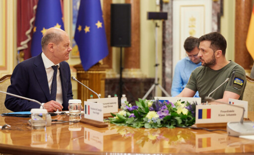 Olaf Scholz trifft Wolodymyr Selenskyj in Kiew, Ukraine June 16, 2022 (Foto: IMAGO/UPI Photo)