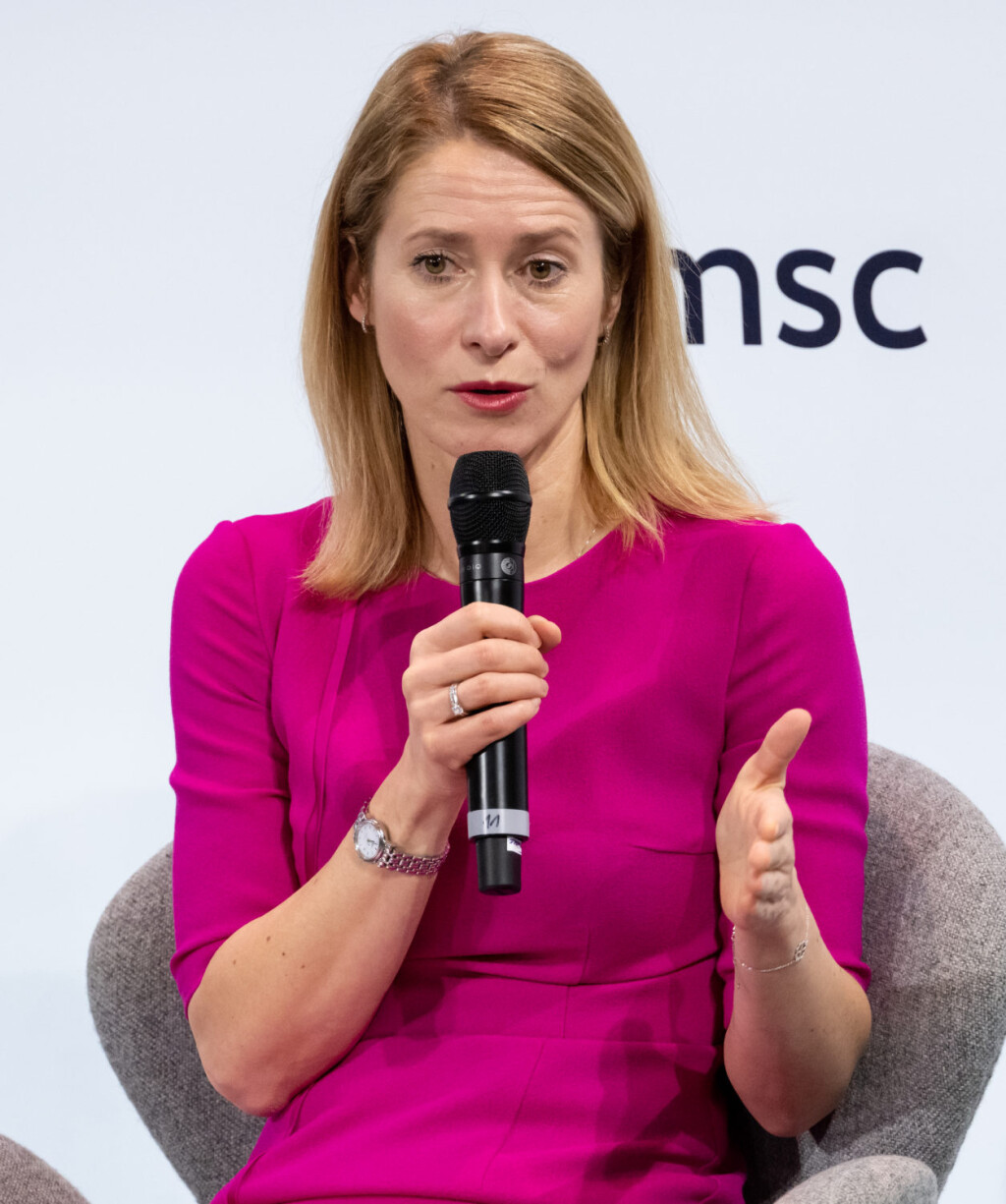 19.02.2023, Bayern, München: Kaja Kallas, Ministerpräsidentin von Estland, nimmt an der Sicherheitskonferenz teil. Die 59. Münchner Sicherheitskonferenz (MSC) findet vom 17. bis zum 19. Februar 2023 im Hotel Bayerischer Hof in München statt. Foto: Sven Hoppe/dpa +++ dpa-Bildfunk +++