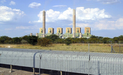 Kohlekraftwerk in der südafrikanischen Limpopo Provinz