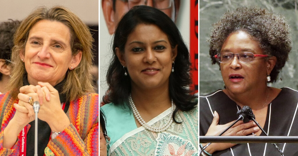 Teresa Ribera, Syeda Rizwana Hasan, Mia Mottley