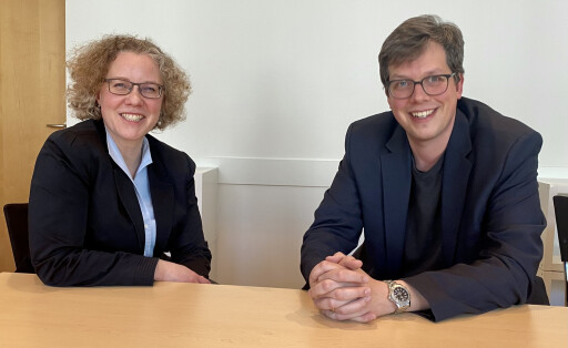 Hier ist die Stimmung noch gut: Julia Verlinden (Grüne) und Lukas Köhler (FDP)