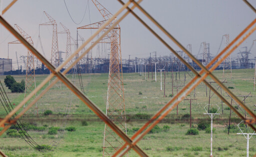 RECORD DATE NOT STATED Eskom powerline network in South Africa. *** Eskom