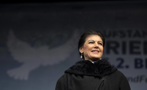 Sahra Wagenknecht - Aufstand fuer Frieden DEU, Deutschland, Germany, Berlin, 25.02.2023 Sahra Wagenknecht Partei die Lin
