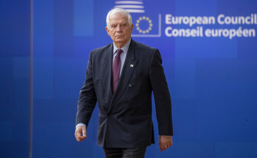 EU High Representative of the Union for Foreign Affairs and Security Policy Josep Borrell Fontelles pictured at the arrivals ahead of a European council summit, in Brussels, Thursday 23 March 2023. PUBLICATIONxNOTxINxBELxFRAxNED NICOLASxMAETERLINCK 63548217