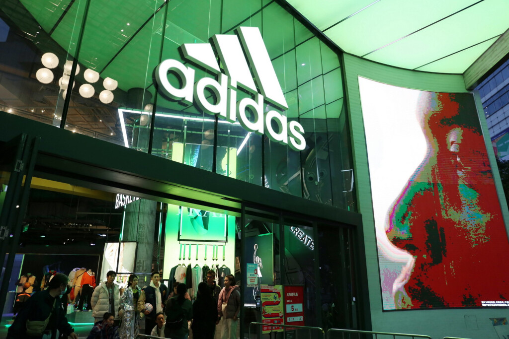 RECORD DATE NOT STATED The official football jerseys of the Qatar World Cup have been shown in the Adidas store of Nanji