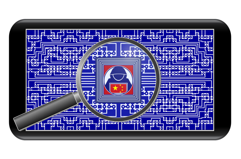 China using spyware in cellphones for espionage