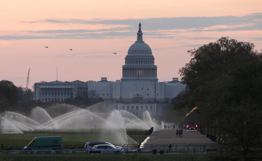 Military Aircraft Training On National Mall Military aircraft depart after landing on the National Mall in Washington, D.C. on April 6, 2023, as part of a routine training exercise conducted by the Joint Task Force-National Capital Region. According to a JTT press release, the regular exercise is conducted to help familiarize aircrew with restricted airspace procedures for Emergency Preparedness and Defense Support to Civil Authorities DCSA mission sets. Washington, D.C. United States PUBLICATIONxNOTxINxFRA Copyright: xBryanxOlinxDozierx originalFilename: dozier-military230406_npBHR.jpg