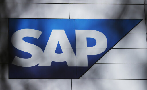 epa10430447 A view of a logo at the building of software company SAP Deutschland before a press conference in Walldorf, Germany, 26 January 2023. Software producer SAP SE released their preliminary business figures for the fourth quarter Q4 and the full year 2022.  EPA-EFE/RONALD WITTEK