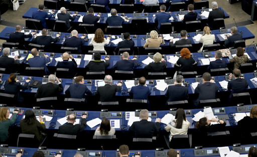 Das versammelte EU-Parlament bei der Wahl eines neuen Vizepräsident des EU-Parlaments. Straßburg, 18.01.2023 Grand Est Frankreich *** The assembled EU Parliament at the election of a new Vice President of the EU Parliament Strasbourg, 18 01 2023 Grand Est France Copyright: xDwixAnoraganingrumx