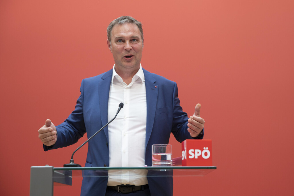 AUSTRIA - PARTY - SPOE - VOTE AUSTRIA VIENNA 20230606 Confirmed chairman of the Social Democratic Party of Austria SPOe Andreas Babler during his inaugural press conference in Vienna on June 06, 2023. The election commission of the SPOe today again counted the votes in the party congress election for the election of the new chairman of the SPOe. At the party conference in Linz last Saturday, Hans-Peter Doskozil was declared chairman. On Monday, June 5th errors were found in the count and Andreas Babler was declared party chairman. This ordered a recount of the votes. /// ÖSTERREICH WIEN 20230606 Bestättigter Vorsitzender der Sozialdemokratische Partei Österreich SPÖ Andreas Babler während seiner Antrittspressekonferenze in Wien PUBLICATIONxNOTxINxAUT