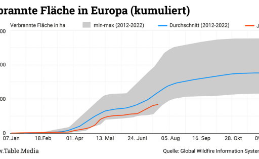 TM_Climate_Verbrannte Flaeche Europa