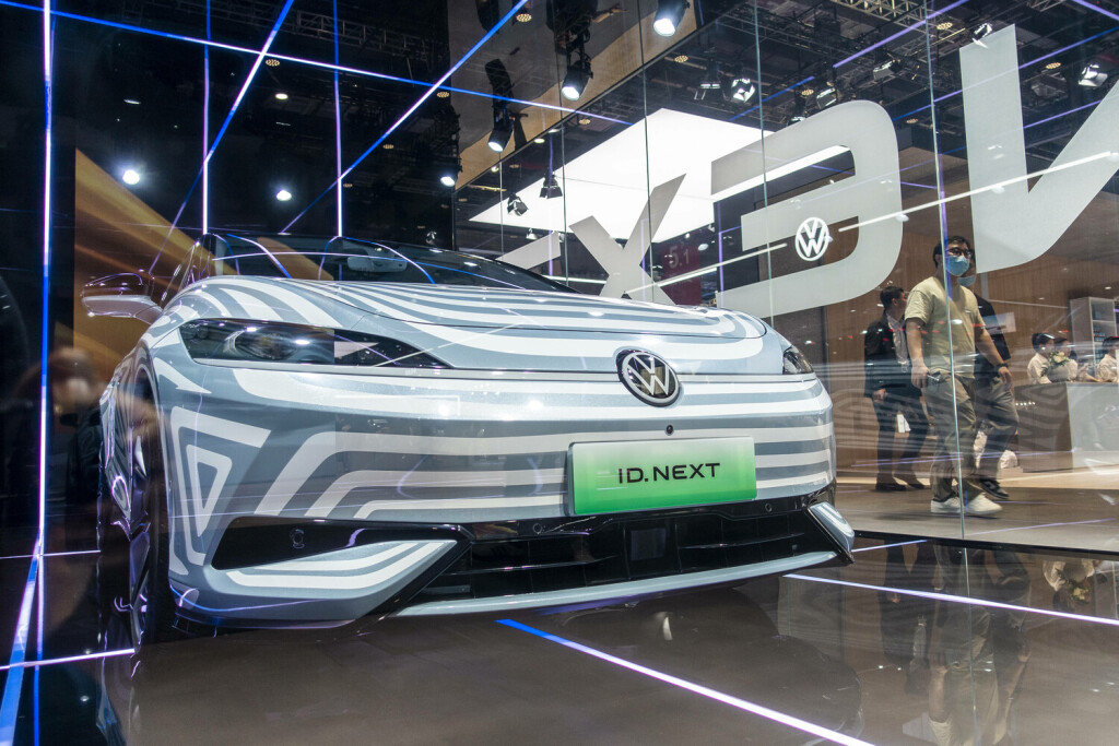 Der Volkswagen ID.Next auf der Automobilmesse in Shanghai.