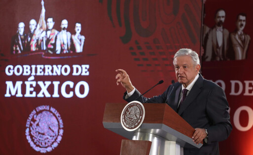 March 13, 2019 - EUM20190313NAC04.J G.CIUDAD DE MEXIC, resident/ residente-Conferencia.- El residente de la Re ublica Mexicana, Andres Manuel Lo ez Obrador, durante su conferencia de rensa matutina este miercoles 13 de marzo de 2019 en la que, entre otros temas, abordo la construccion de la refineria de Dos Bocas, Tabasco, y la consulta ara enjuiciar a ex residentes. Foto: Agencia EL UNIVERSAL/Berenice Fregoso/AFBV. *** March 13 2019 EUM20190313NAC04 J G MEXIC CITY resident resident Conference The resident of the Mexican Republic Andres Manuel Lo ez Obrador during his morning press conference on Wednesday, March 13, 2019 in which among other issues addressed the construction of the Dos Bocas Tabasco refinery and the consultation to prosecute former residents Photo Agency EL UNIVERSAL Berenice Fregoso AFBV PUBLICATIONxINxGERxSUIxAUTxONLY - ZUMAu78_ 20190313_zaf_u78_009 Copyright: xPx