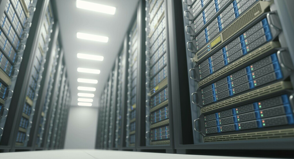 Server Room Data Center PUBLICATIONxINxGERxSUIxAUTxONLY Copyright: xktsdesignx Panthermedia20120641