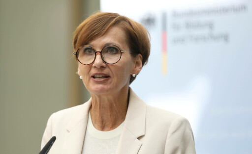 Berlin, Deutschland, 23.08.2023: Bettina Stark-Watzinger, Bundesministerin für Bildung und Forschung, im Bundesministerium für Bildung und Forschung zur Vorstellung eines KI-Aktionsplans *** Berlin, Germany, 23 08 2023 Bettina Stark Watzinger, Federal Minister of Education and Research, at the Federal Ministry of Education and Research to present an AI action plan. Copyright: xdtsxNachrichtenagenturx dts_21260