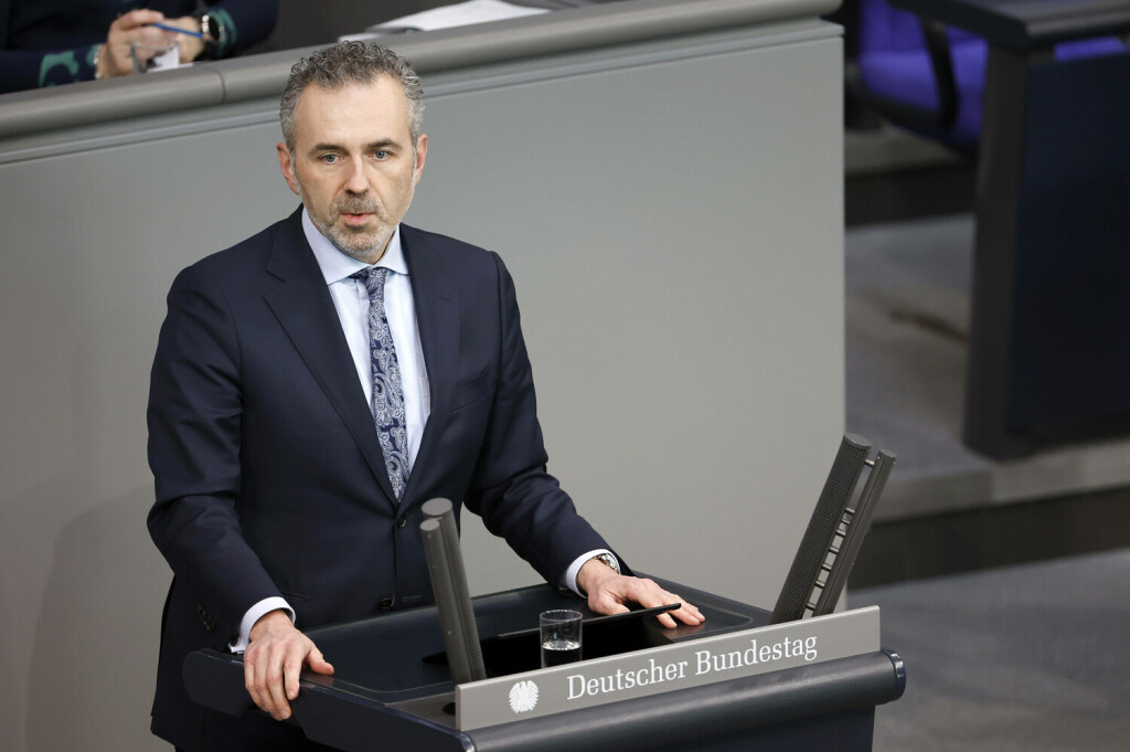 Thomas Jarzombek in der 88. Sitzung des Deutschen Bundestages im Reichstagsgebäude. Berlin, 02.03.2023 *** Thomas Jarzombek at the 88 session of the German Bundestag in the Reichstag building Berlin, 02 03 2023 Foto:xJ.xMWx/xFuturexImage