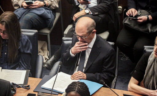 September 20, 2023, New York, New York, USA: German Chancellor OLAF SCHOLZ attends the Climate Ambition Summit at the UN Headquarters during the week of the 2023 UNGA gathering. This year the focus is primarily on the Sustainable Development Goals SDG in which sustainable solutions for current issues, to be determined and implemented by 2030. New York USA - ZUMAo116 20230920_znp_o116_039 Copyright: xBiancaxOterox