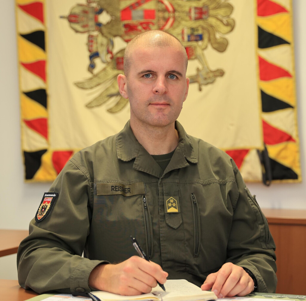 OBERST MARKUS REISNER, KOMANDANT GARDE, OBERST DES GENERALSTABSDIENSTES, ÖSTERREICHISCHES BUNDESHEER