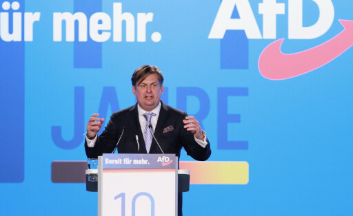 Magdeburg, Sachsen-Anhalt, Deutschland, 29.07.2023: Maximilian Krah h‰lt eine Rede zur Vorstellung als Spitzenkandidat f¸r die Europawahl auf AfD-Bundesparteitag *** Magdeburg, Saxony Anhalt, Germany, 29 07 2023 Maximilian Krah delivers a speech introducing himself as the top candidate for the European elections at AfD national party conference Copyright: xdtsxNachrichtenagenturx dts_20866