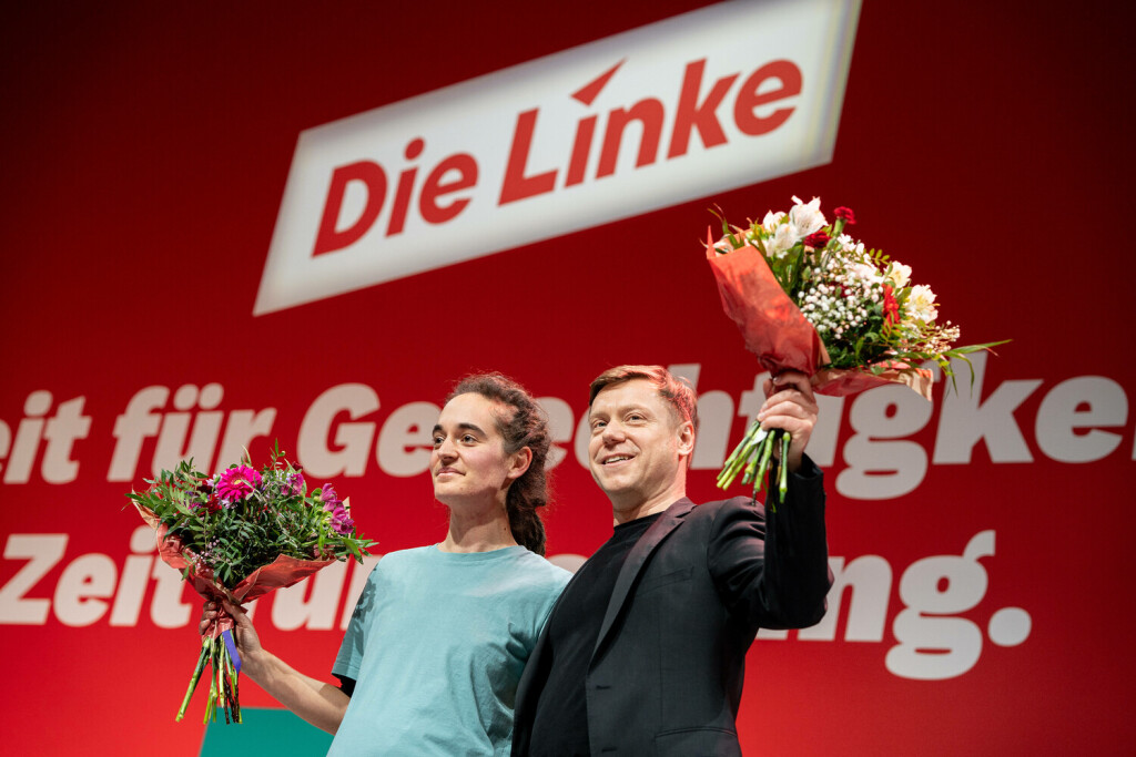 Carola Rackete und Martin Schirdewan wurden auf die ersten beiden Plätze zur Europawahl 2024 gewählt.