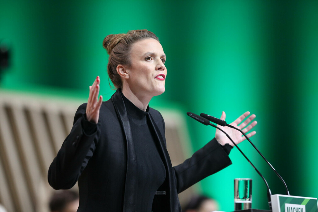 Terry Reintke, Spitzenkandidatin der Grünen für die Europawahl 2024.