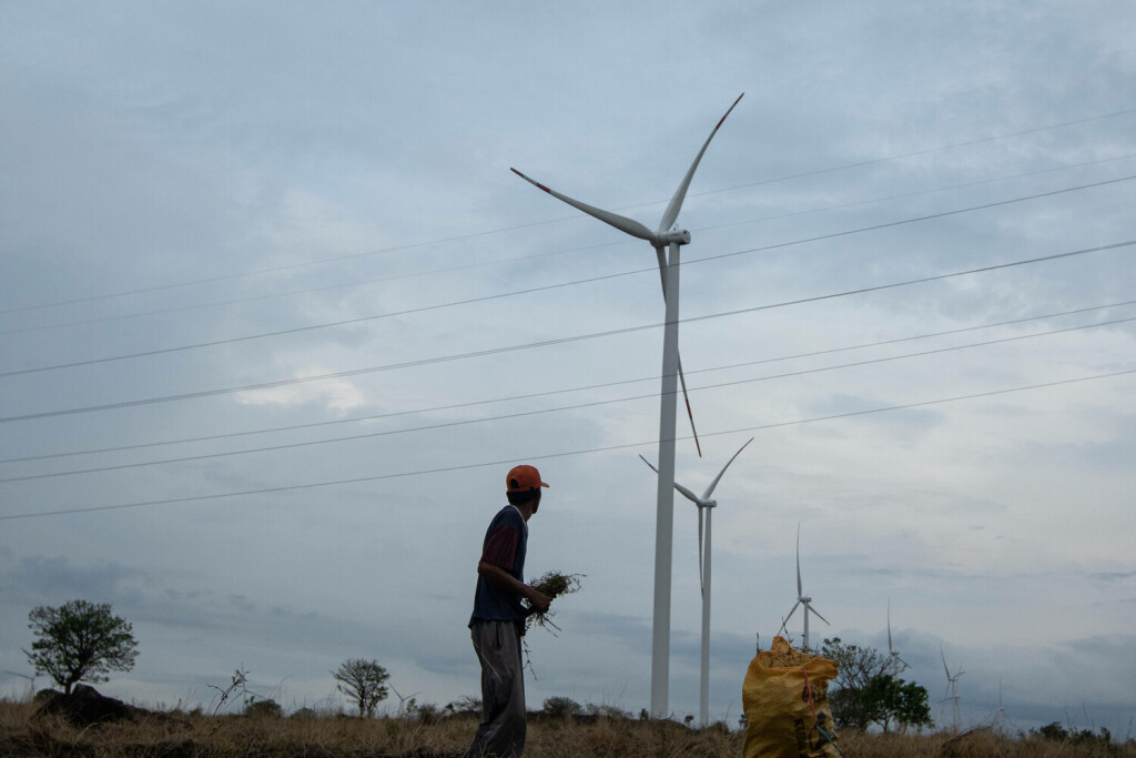 Das Kraftwerk Jeneponto Bayu hat zwanzig Windturbinengeneratoren